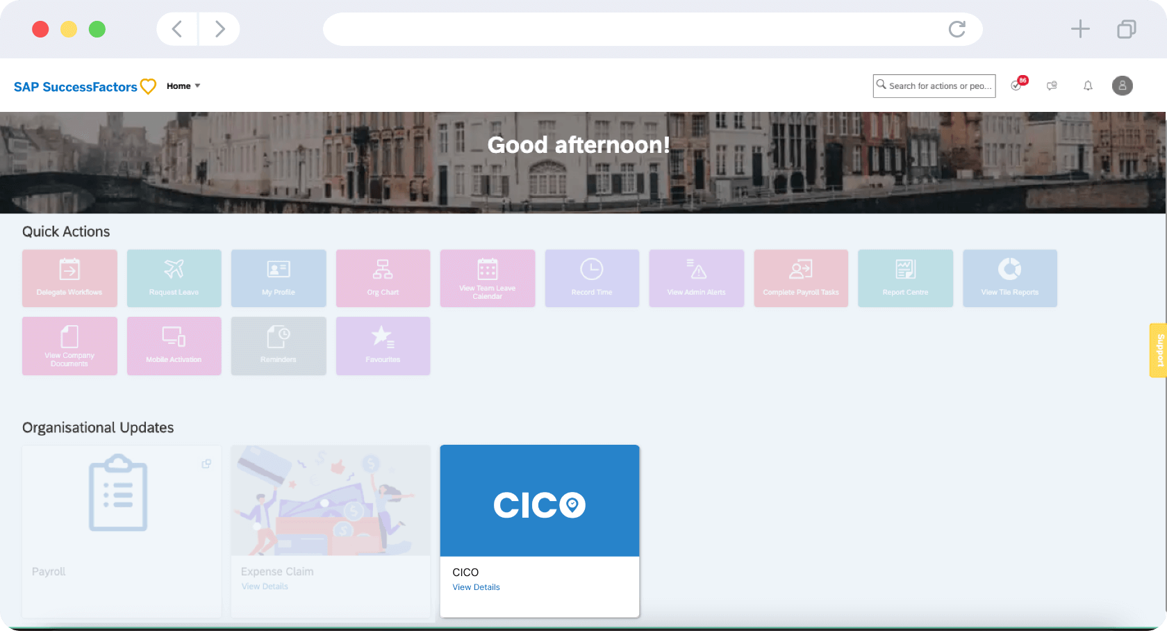 CICO – Intelligent Time Management Solution for SAP SuccessFactors with mobile and desktop interfaces