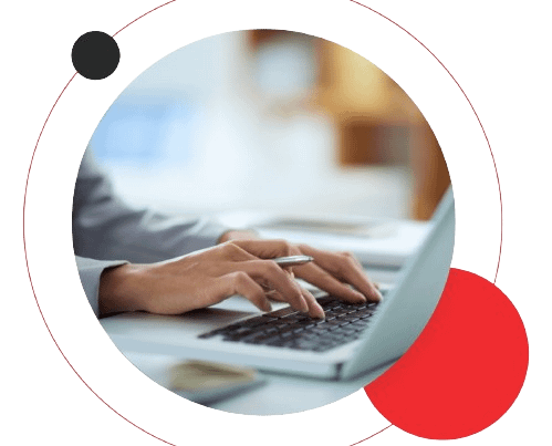 Professional working on a laptop during SAP SuccessFactors implementation process