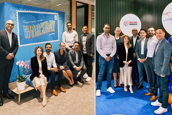 Rolling Arrays and Workday teams celebrate strategic partnership at Workday Singapore office with leadership meet and launch event